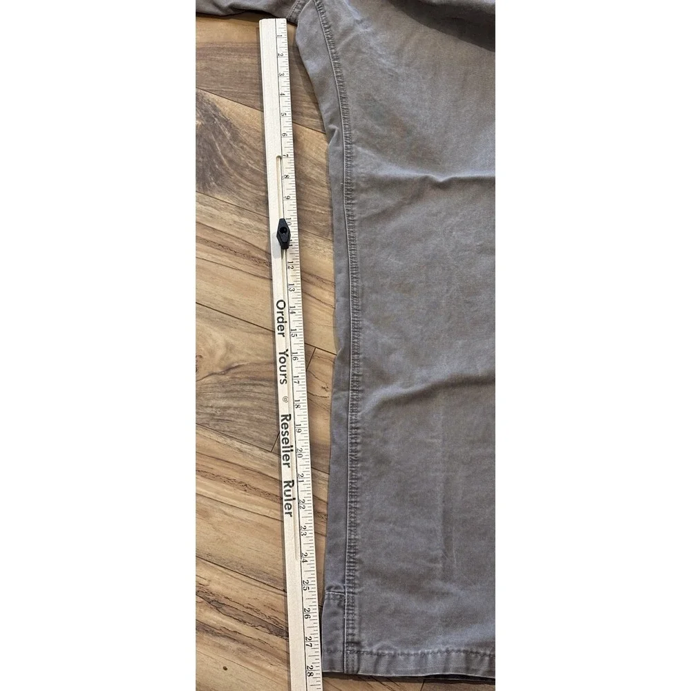 Eddie Bauer Mens 33x28 Brown Heavy Duck Canvas Utility Outdoor Work Pants Gorpco